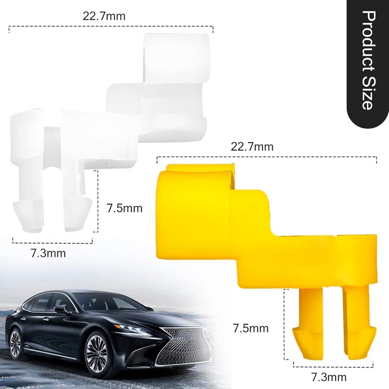 TOPCNOEM 20PCS Tailgate Handle Door Lock Rod Clips - Image 2