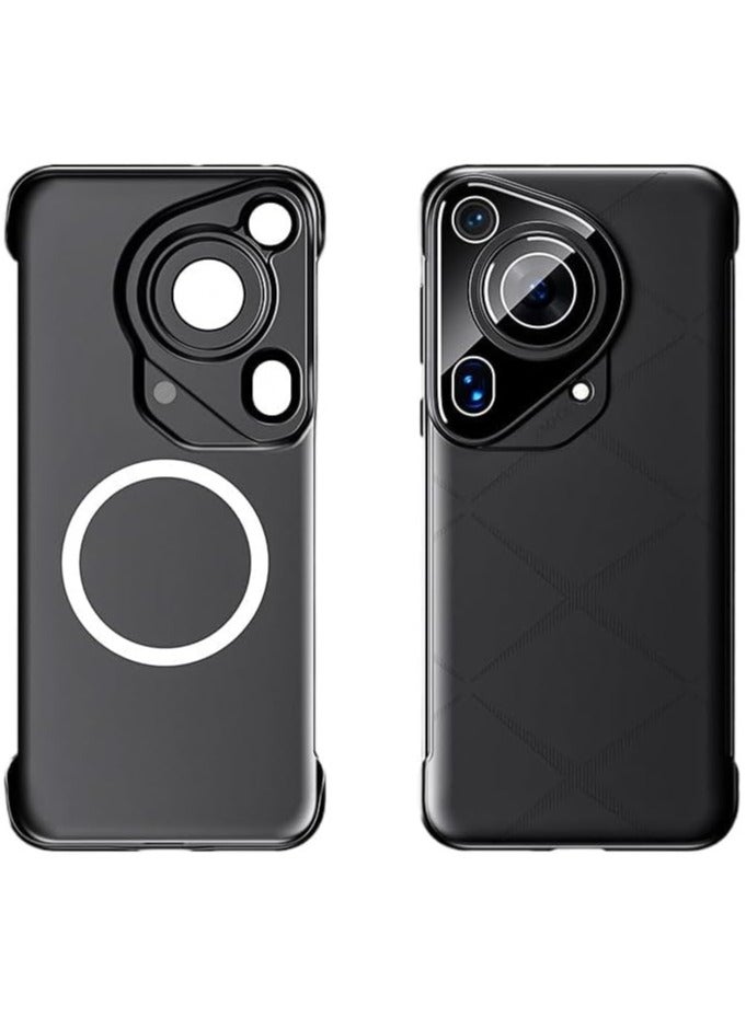 عام حافظة هاتف مغناطيسية بلا حدود متوافقة مع عدسة هواوي بورا 70 الترا ملفوفة بالكامل لمنع السقوط ل بورا 70 الترا شل - Image 1