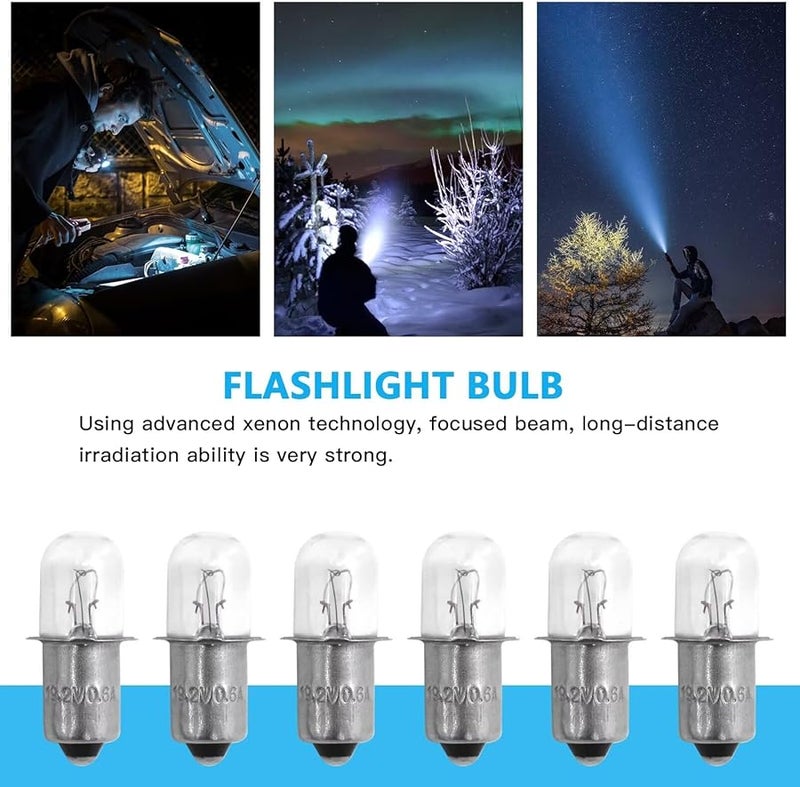 Blue Elf 6 Xenon Bulbs 19 2v Replacement Flashlight Bulbs For Cordless Flashlights - Image 4