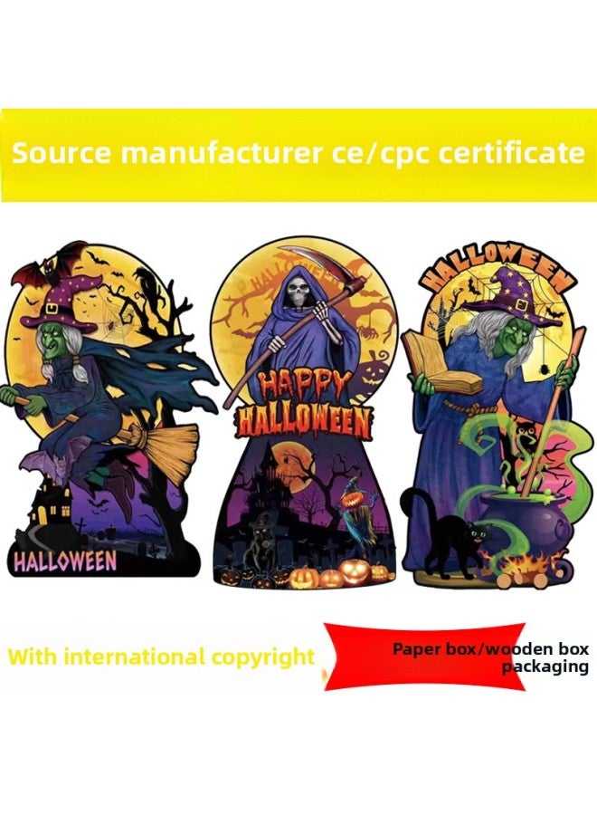 Independent Station  Alien Wooden Puzzle Irregular Direct Supply Wooden Puzzle-Color:Independent Copyright-witch 2-A3 Carton - Image 2