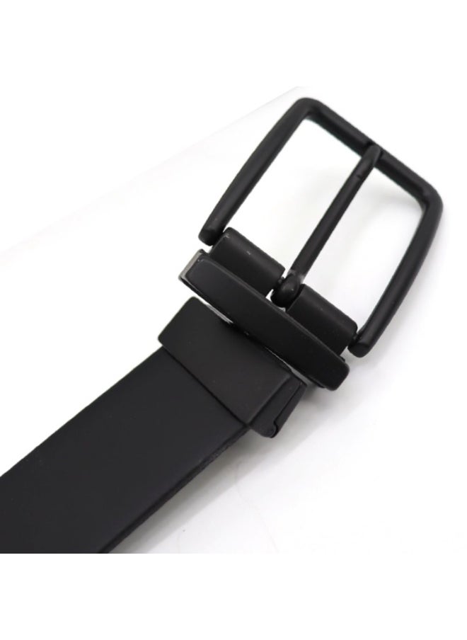 Gai mattiolo Gai Mattiolo Men’s Double-Face Calf Leather Belt – Reversible – 35mm Wide Italian Made Belt  - Image 3