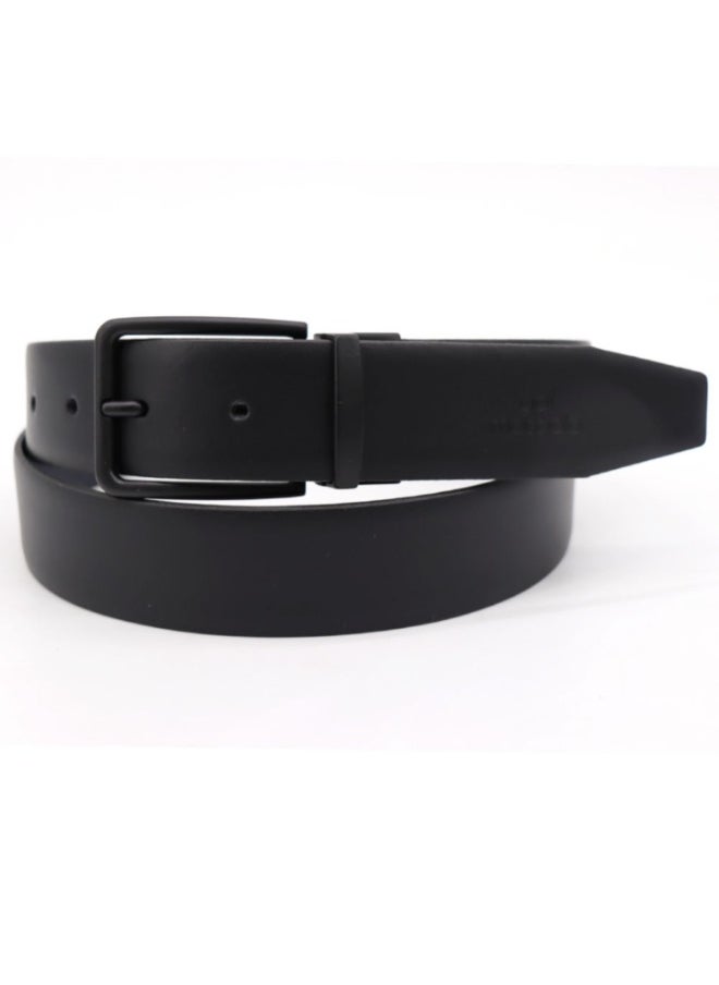 Gai mattiolo Gai Mattiolo Men’s Double-Face Calf Leather Belt – Reversible – 35mm Wide Italian Made Belt  - Image 1