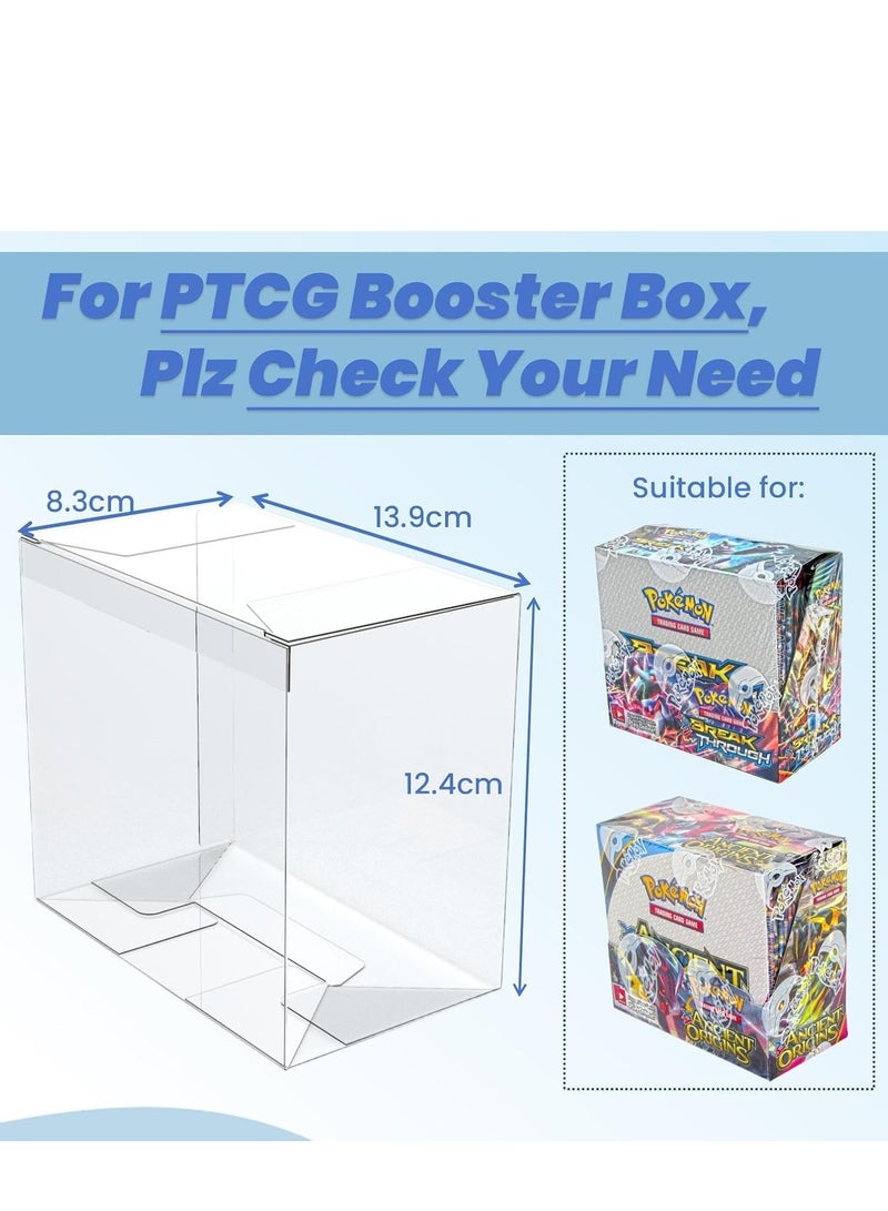 5packBooster Box Case - Clear Storage for PKMN Booster Box, 0.50mm Thick, 5.5 x 3.2 x 4.8 inches, 5 Count - Image 4