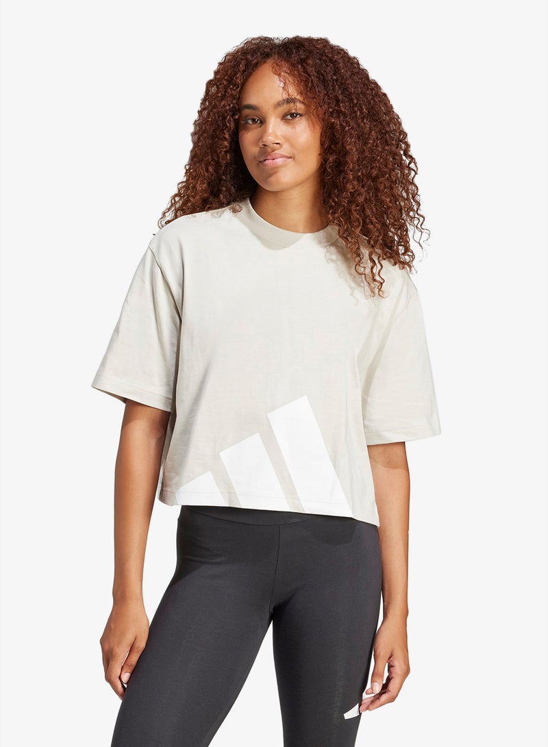 Adidas Essential Big Logo Boyfriend T-Shirt - Image 1