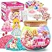 D-FantiX DFantiX Princess Light Up Terrarium Kit for Kids Unicorn Toys for Girls Age 46810 Led Night Light Birthday Gifts for Girls 4 5 6 7 812 Year Old DIY Arts and Crafts Easter Basket Stuffers - Image 2