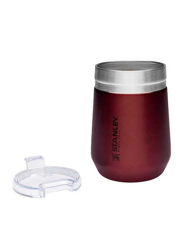 Stanley  Stanley Stainless Steel GO Tumbler Wine, 10oz Stainless Steel Vacuum Insulated Wine Tumbler, 5 Hours Cold, 1.5 Hours Hot, and 20 Hours Iced  | Best Price UAE