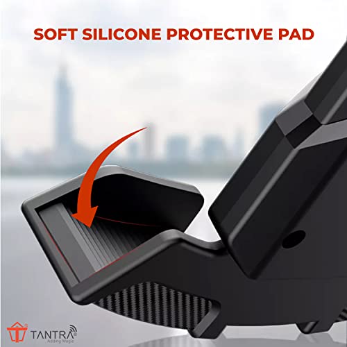 TANTRA S1B Rear Mirror Mobile Holder for Bikes One Touch Technology Bike Mobile Holder for Maps and GPS Navigation, 360° Rotation, Anti Shake Mobile Stand for Bike Accessories, Bi Cycle Accessories - Image 4