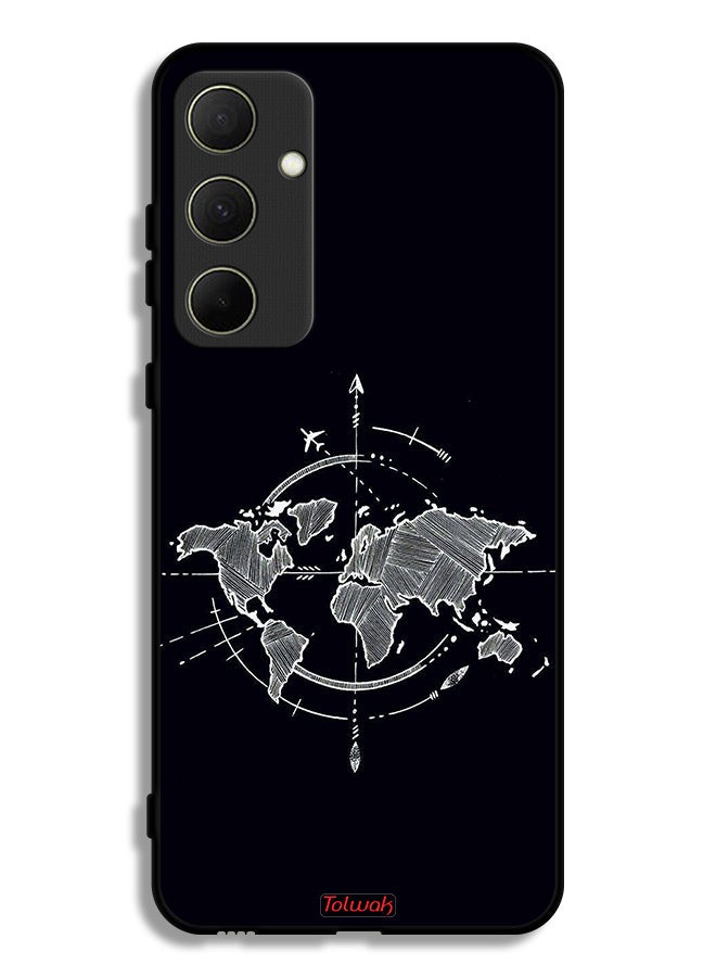 Tolwak Samsung Galaxy A35 5G Protective Case Cover Compass Art - Image 1