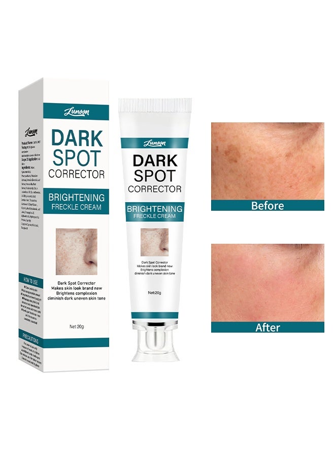 لونون كريم تفتيح البقع، مزيل البقع الداكنة لعلاج فرط التصبغ على الوجه، البقع الداكنة، الكلف، النمش، إزالة بقع الشمس، كريم تصحيح البقع الداكنة للنساء والرجال 20 جم - Image 1