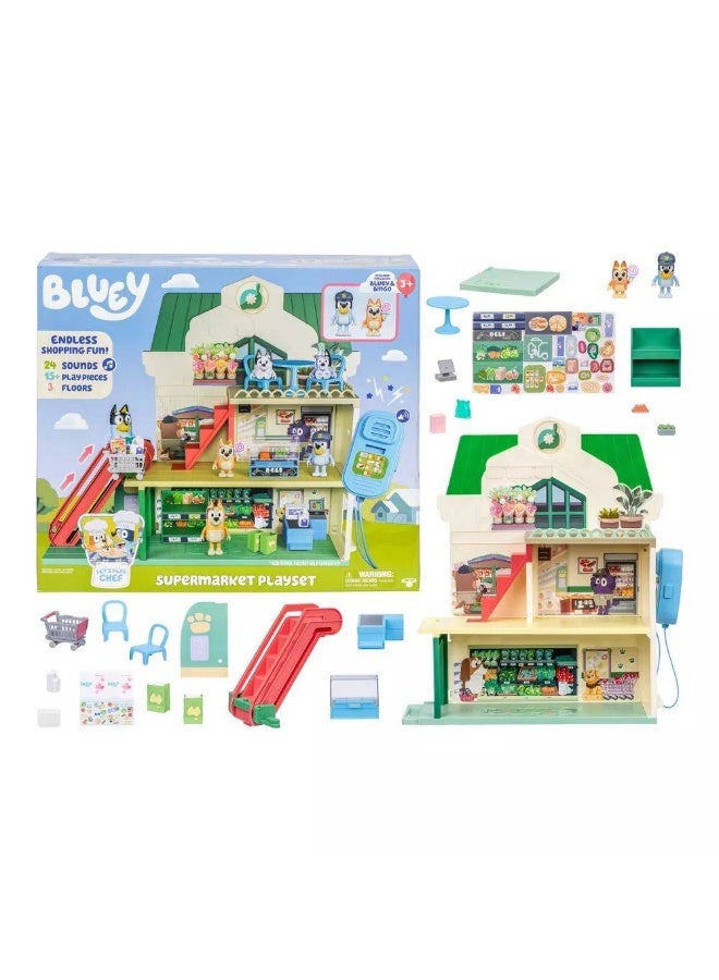 Bluey Series 13 Let's Play Chef Supermarket Playset (40 cm) - Image 2