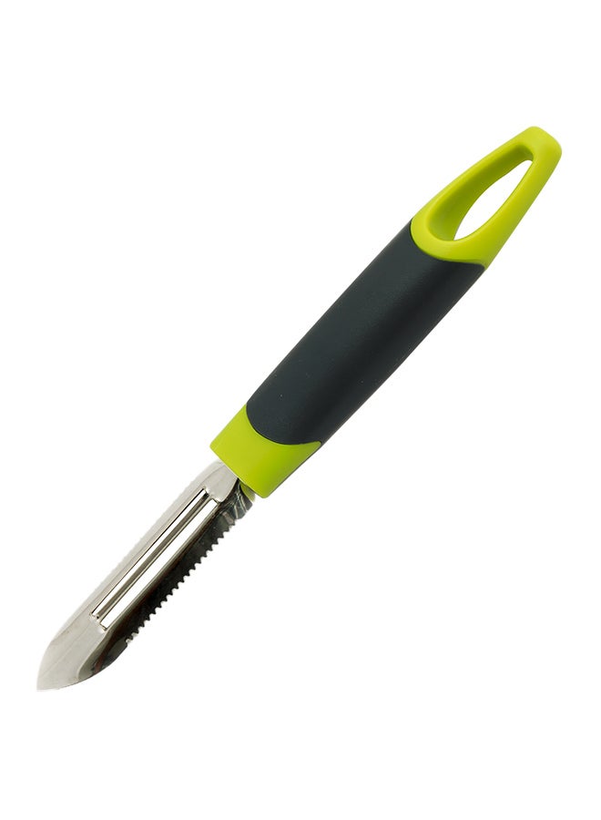 Royalford Stainless Steel Peeler With ABS Handle Grey/Green - Image 2