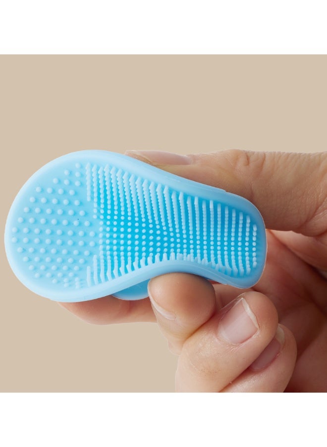 2PCS,Baby Toddler Silicone Hair Washing Brush Hair Shampoo Massage Comb Face Washing Brush Gentle Cleaning - Image 1