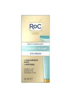 RoC MULTI CORREXION HYDRATE + PLUMP EYE CREAM 15ML  - Image 3