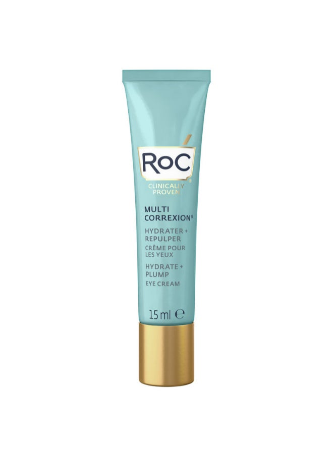 RoC MULTI CORREXION HYDRATE + PLUMP EYE CREAM 15ML  - Image 1