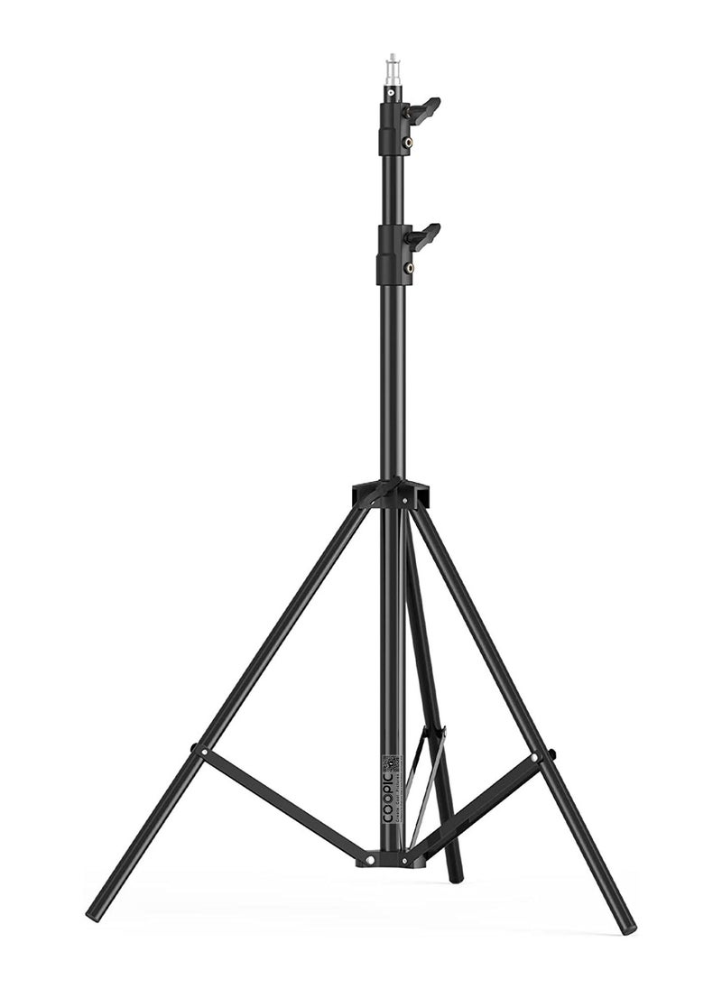 Coopic COOPIC L280 280cm/2.8m Heavy Duty Aluminum Alloy Photo Studio Light Stand with 1/4" Screw for Strobe Lights, Studio Kits, Flash, LED Video Light, Softbox, Reflectors, Umbrella.  - Image 1