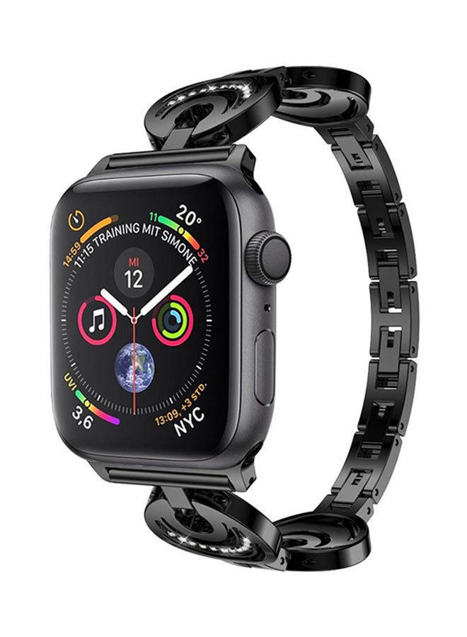 Voberry Replacement Band For Apple Watch Series 4 40mm Black - Image 4