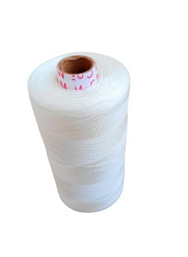 Hookcart Ultra-Thin Strong Nylon Yarn Thread for Beading Jewellery and Craft Making, 25 Gram, White, Pack of 2 - Image 2