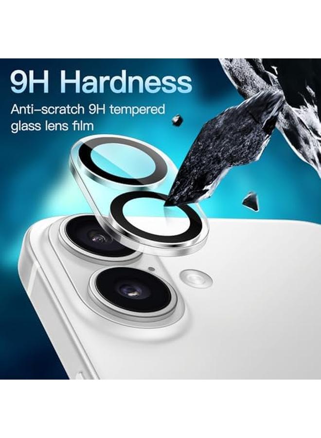 جي تيك واقي عدسة الكاميرا لهاتف آيفون 16 مقاس 6.1 بوصة وآيفون 16 بلس مقاس 6.7 بوصة، مصنوع من زجاج مقوى 9H مضاد للخدش، متوافق مع الجراب ولا يؤثر على اللقطات الليلية، عبوة من 3 قطع شفافة عالية الدقة - Image 4