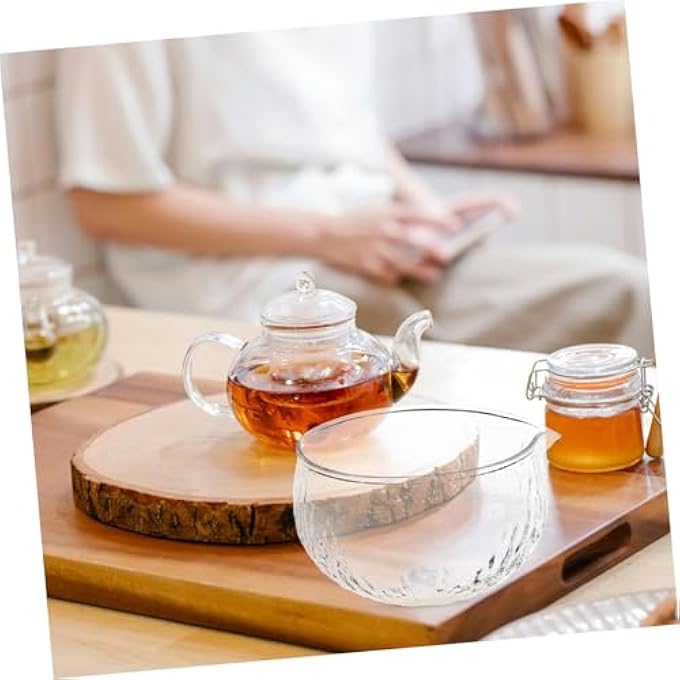 Cabilock Matcha Bowl Tea Set  Traditional Japanese Matcha Mixer With Spout Chinese Teacups Clear Glass Cup Transparent Mug - Image 4