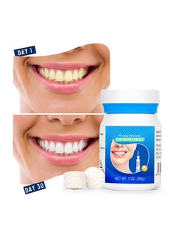 Youtrico Whitening water dental floss filling sheet, equipped with a specialized nozzle for Youtrico portable oral rinse, gentle teeth whitening, cinnamon 30 capsules  - Image 2