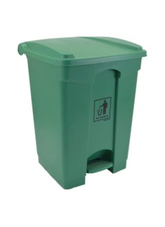 لاكوت Lacot 68L Plastic Garbage Bin with Pedal, Step on Waste Bin - Green  - Image 1
