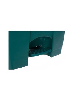 لاكوت Lacot 68L Plastic Garbage Bin with Pedal, Step on Waste Bin - Green  - Image 2