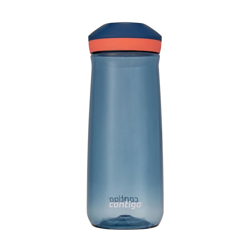 Contigo Kidsâ€™ Micah Water Bottle with Leak-Proof Lid, 20oz, Blueberry/Coral - Image 1