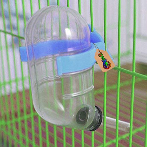 DreamAuro Vacuum Leak Proof Water Bottle for Hamster/Dwarf/Gerbil/Mice/Guinea Pig/Ferret/Rabbit (60 ml, Blue) - Image 3