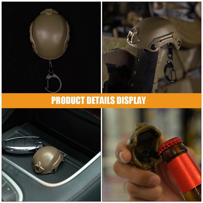 Helmet Keychain Corkscrew Bottle Opener Set Of 5 For Beer And Soda - Image 3