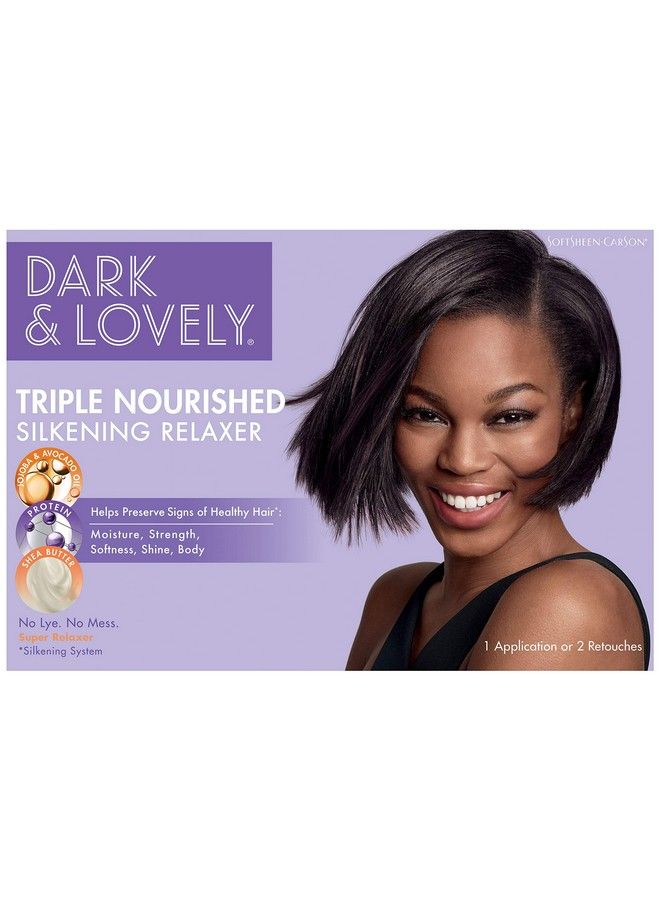 Dark & Lovely داكن وجميل صحي لامع 5 نولي مريح مجموعة سوبر 1 قطعة (عبوة من 3) - Image 1