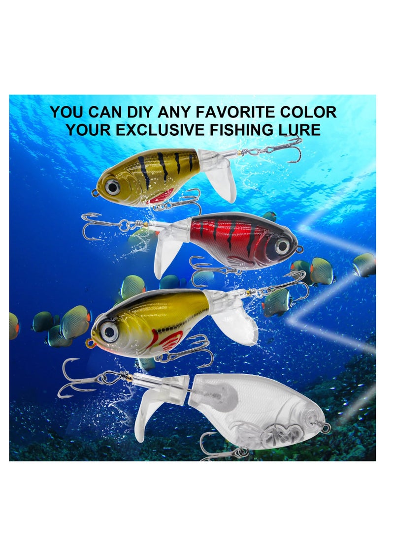 SYOSI Fishing Blanks Lures Kit Fishing Topwater Unpainted Swimbait Unpainted Crankbaits Hard Baits DIY Lure for Bass Salmon Trout Saltwater and Freshwater  - Image 2