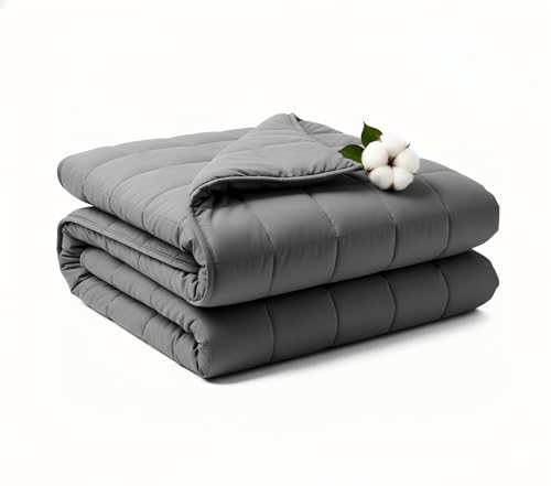 RJOP Weighted Blanket 15lbs 60x80 Weighted Blankets for Adults Cooling Weighted Blanket for Sleeping Machine Washable Soft Breathable AllSeason Comfort Premium Glass Beads60 x 80 15 lbs - Image 1