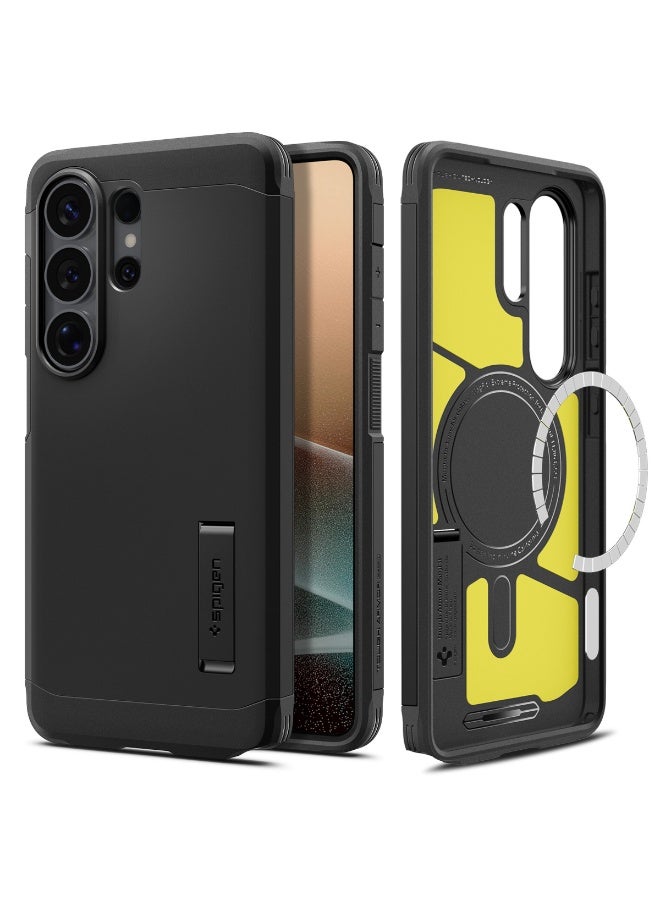 Spigen Tough Armor MagFit for Samsung Galaxy S26 ULTRA Case [MagSafe] Cover (2026) - Black - Image 1
