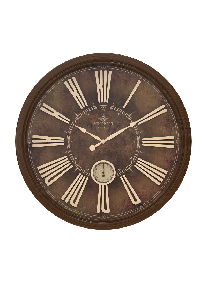 Schobert Wooden Big Silent Silky move Wallclock 6433 - Image 1