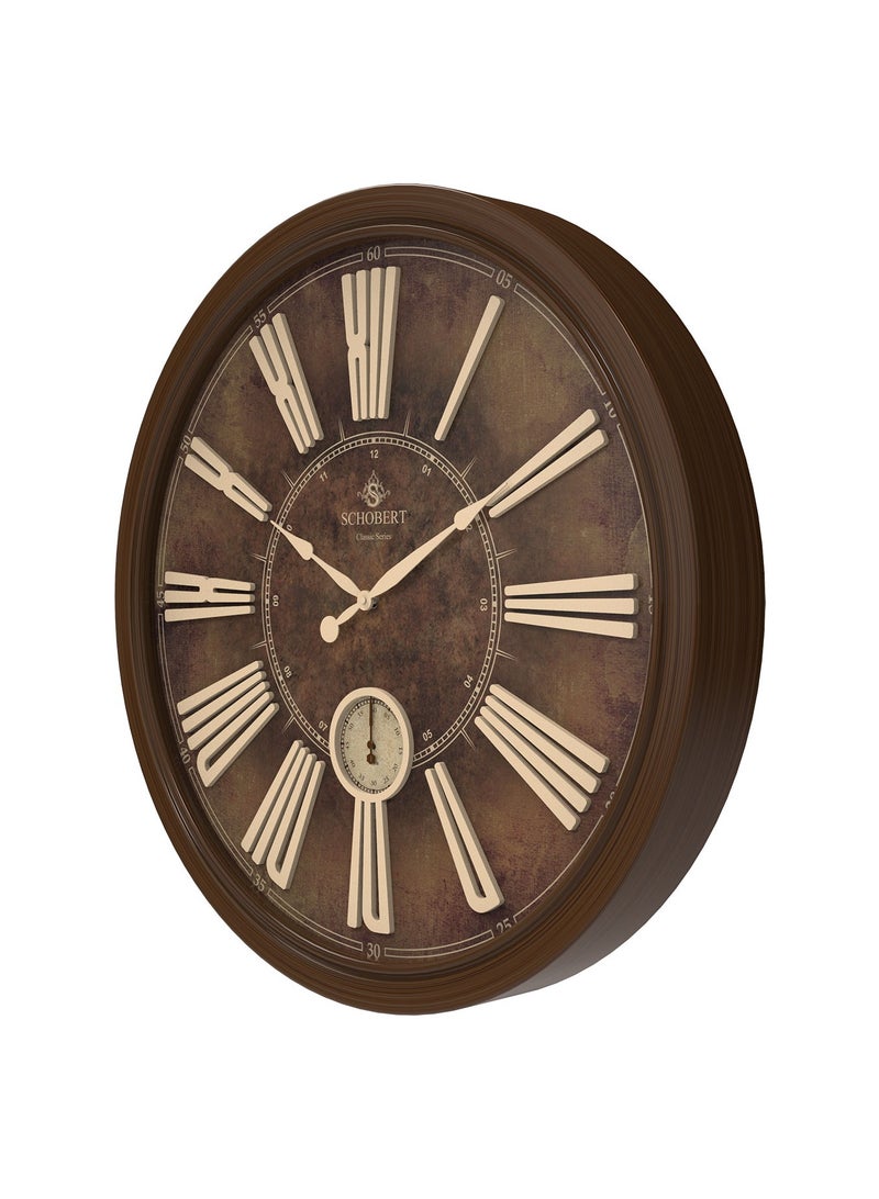 Schobert Wooden Big Silent Silky move Wallclock 6433 - Image 2