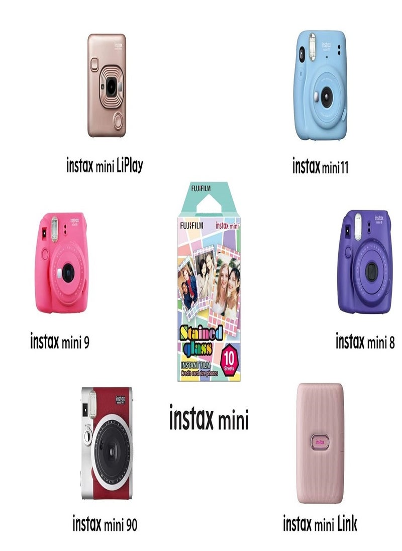 FUJIFILM Fujifilm Instax Mini Stained glass Film 10 Sheets  - Image 4