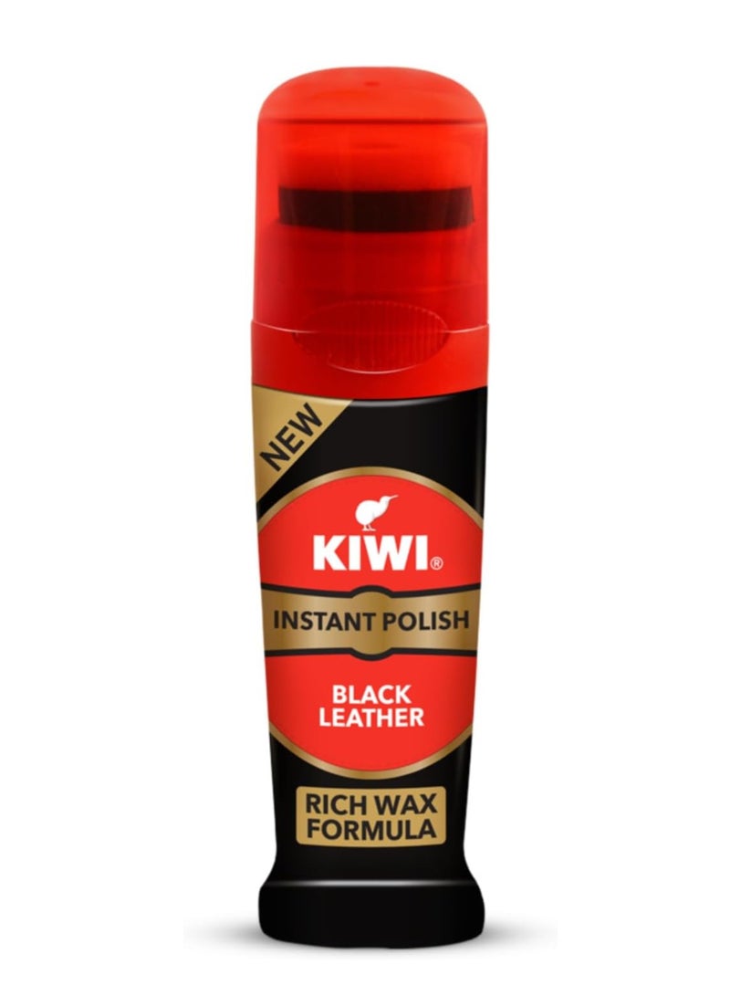 Kiwi Liquid Instant Shoe Polish 75 ML (Black)