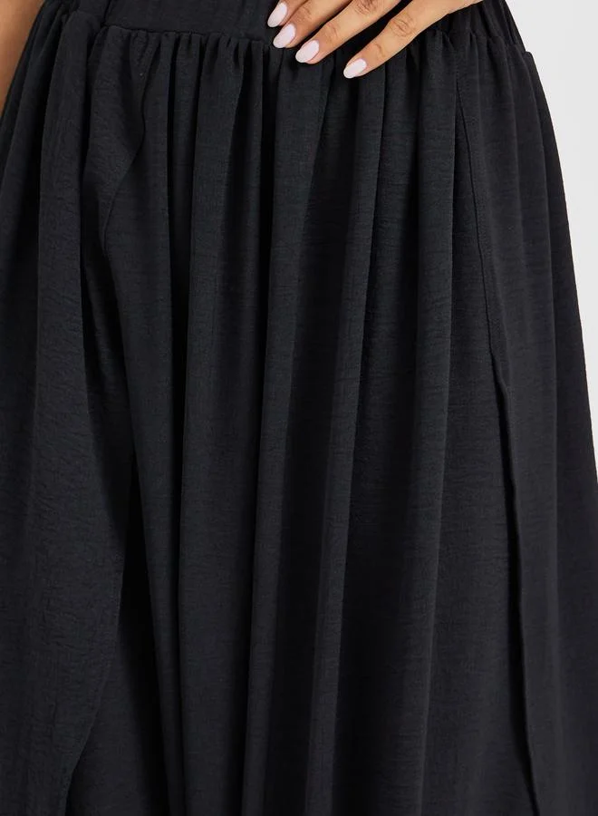 Styli Styli Solid Elasticated Waistband Harem Pants