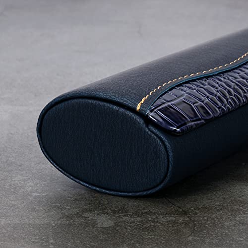 Vemiss Hard Shell Eyeglass Cases, Lightweight Portable Glasses Case for Women Men (P-dark Blue) - Image 4