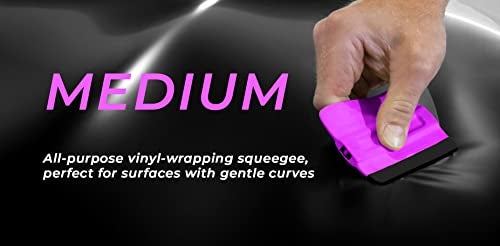 VViViD Magnetic Squeegees Hard Medium and Soft Applicator for Vinyl Car Wrap 3 pcs - Image 3