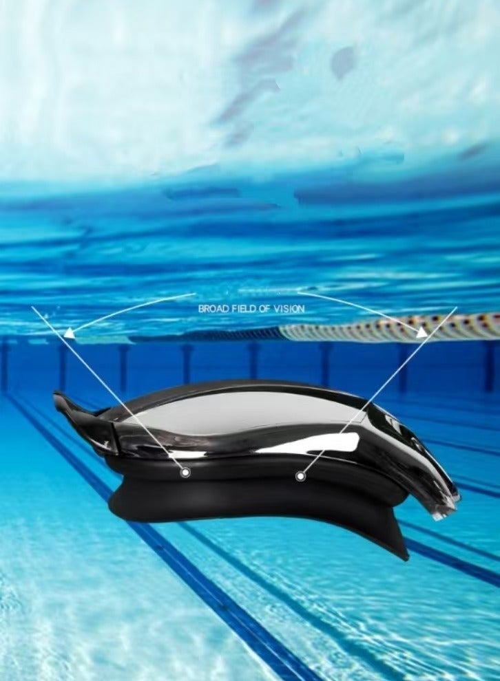 Captaintech Swim Goggles Set with Cap u0026 Earplugs – Trio Pack for Comfortable Swimming (14x5x4cm) ﻿ - Image 3