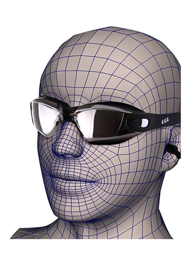 Captaintech Swim Goggles Set with Cap u0026 Earplugs – Trio Pack for Comfortable Swimming (14x5x4cm) ﻿ - Image 2