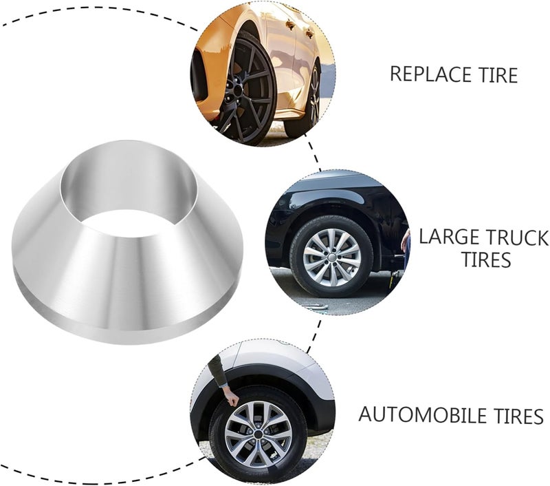 أداة تغيير الإطارات اليدوية من الألومنيوم Luxshiny، مخروط التمركز، موازن العجلات، أداة تغيير يدوية، لأدوات تركيب إطارات السيارات والشاحنات والدراجات النارية - Image 4