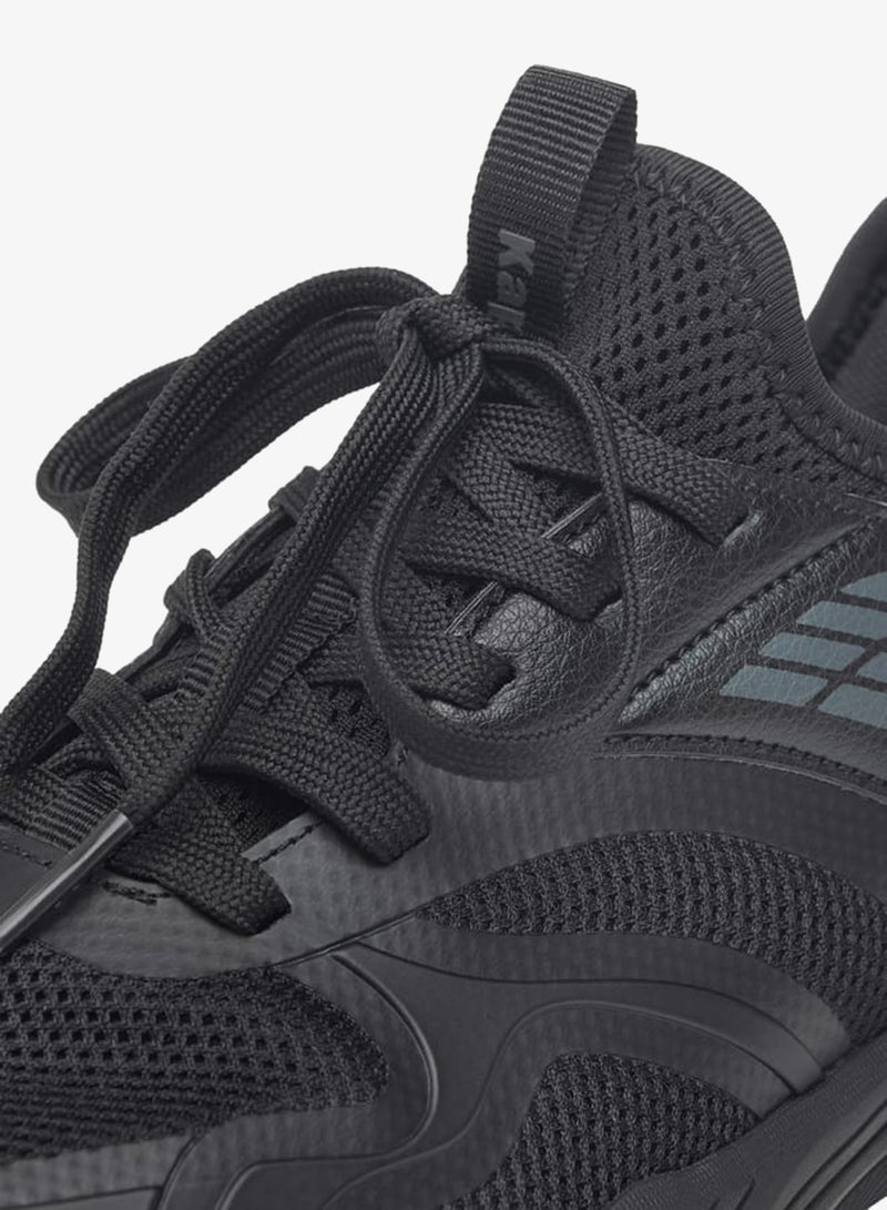 كابا حذاء رياضي نسائي بأربطة وتفاصيل متباينة - Image 4