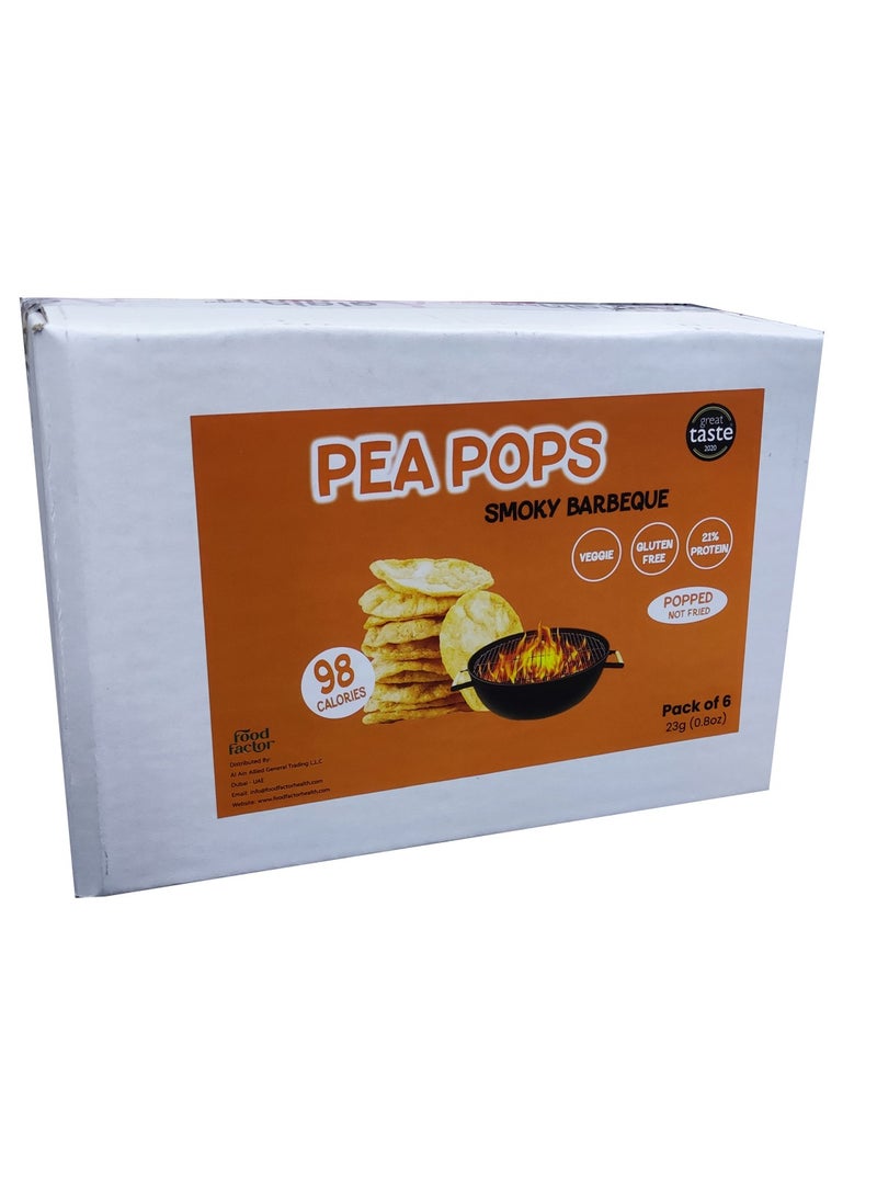 Pea Pops Healthy Protein Chips Delicious Chikpea Crisps 20% Protein Less Fat, Low Calorie Popped (Not Fried) 23g Smokey BBQ - pzsku/ZAE431769096C9D15CAA9Z/45/_/1723536262/ce5f6c5f-13c1-4a06-8c2c-88f346dda7a6