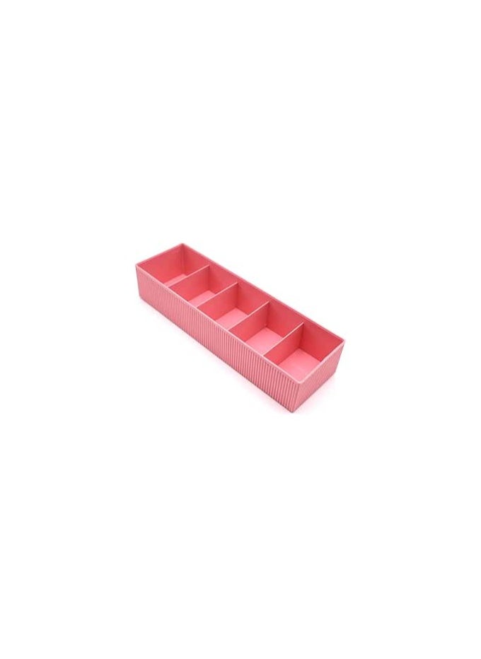 Spaceshoop Grid Underwear Storage Box Pink  - Image 1