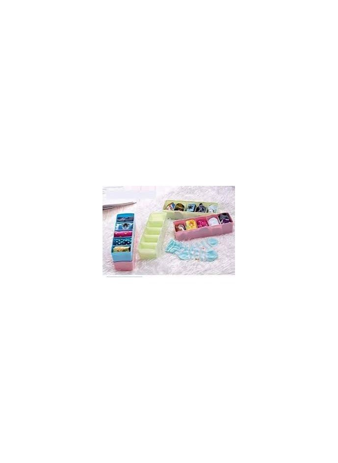 Spaceshoop Grid Underwear Storage Box Pink  - Image 4