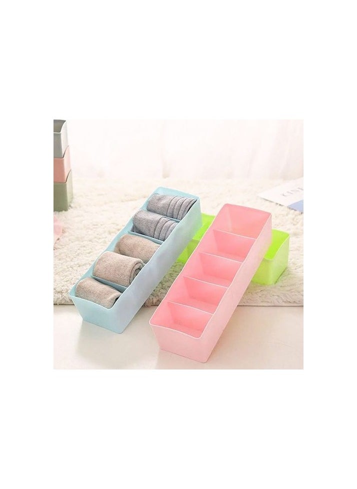 Spaceshoop Grid Underwear Storage Box Pink  - Image 2