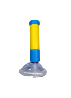 Respiratory trainer, suffocation emergency rescue mask, artificial cardiopulmonary device, rescue device with 2 masks, anti-suffocation device, portable emergency suffocation device, household kit, first aid device