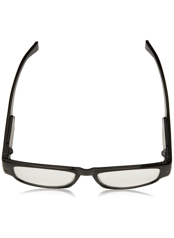 Foster Grant Lloyd Lightspecs Lighted Reading Glasses, Black/Transparent, 59 mm - Image 4